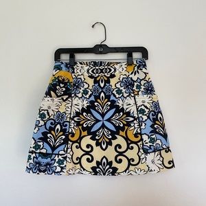 Zara Floral Mini Skirt with Pockets - S